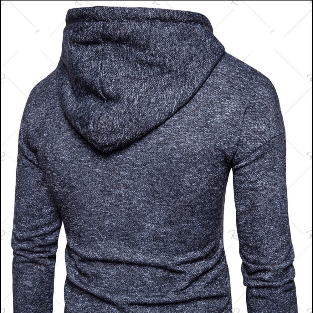 Drop Shoulder Drawstring Knitted Pullover - Picture 2 of 6